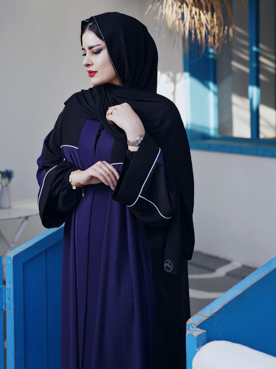 عبا مادر سورمه ای رنگ