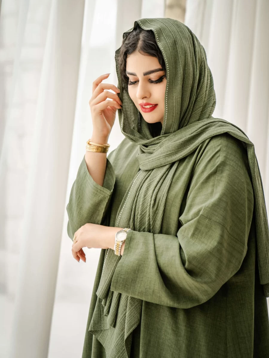 عبا شایسته آندیکا (رنگ یشمی)