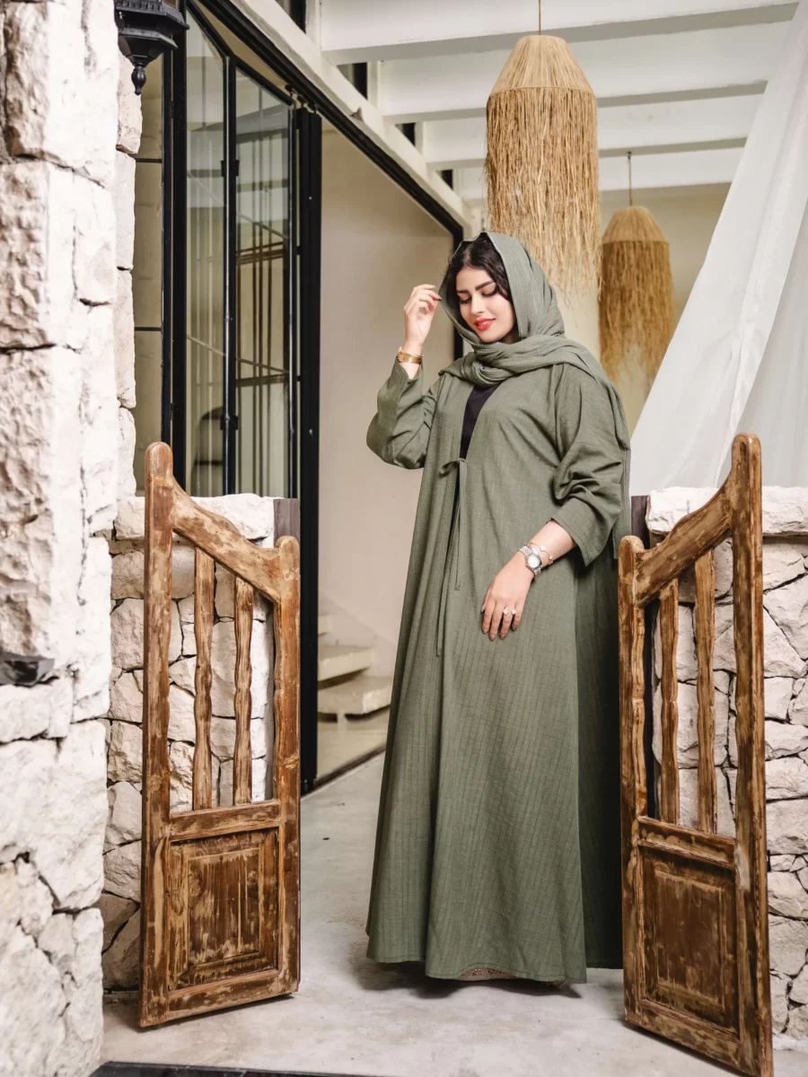 عبا شایسته آندیکا (رنگ یشمی) - Image 2
