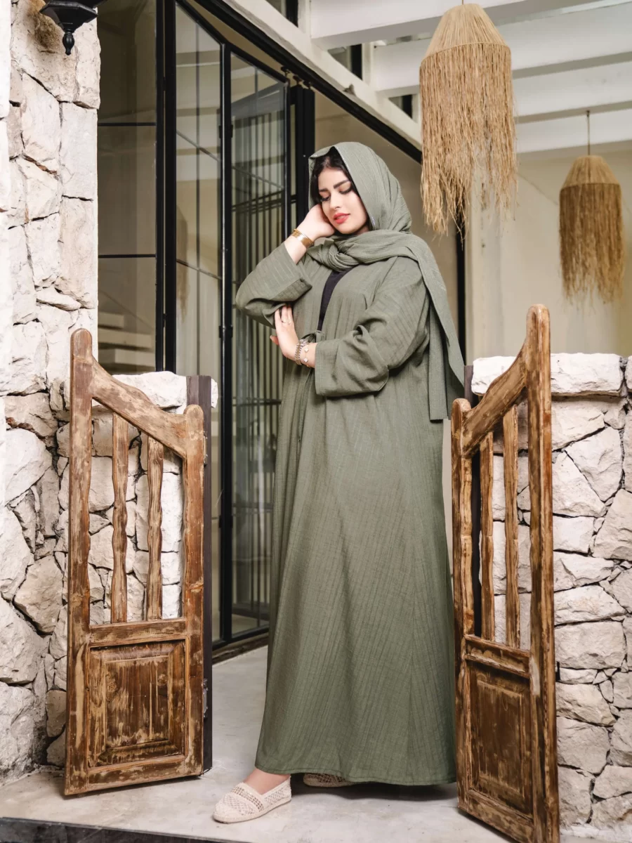 عبا شایسته آندیکا (رنگ یشمی) - Image 7
