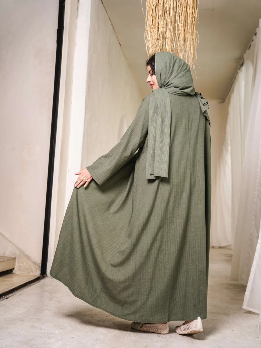 عبا شایسته آندیکا (رنگ یشمی) - Image 5