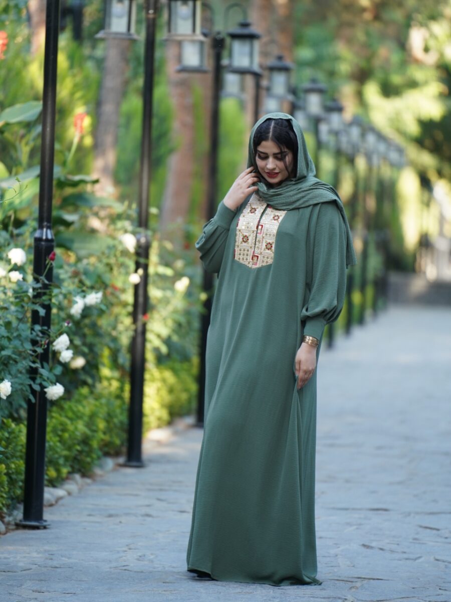 عبا ناهید (رنگ سبز) - Image 4