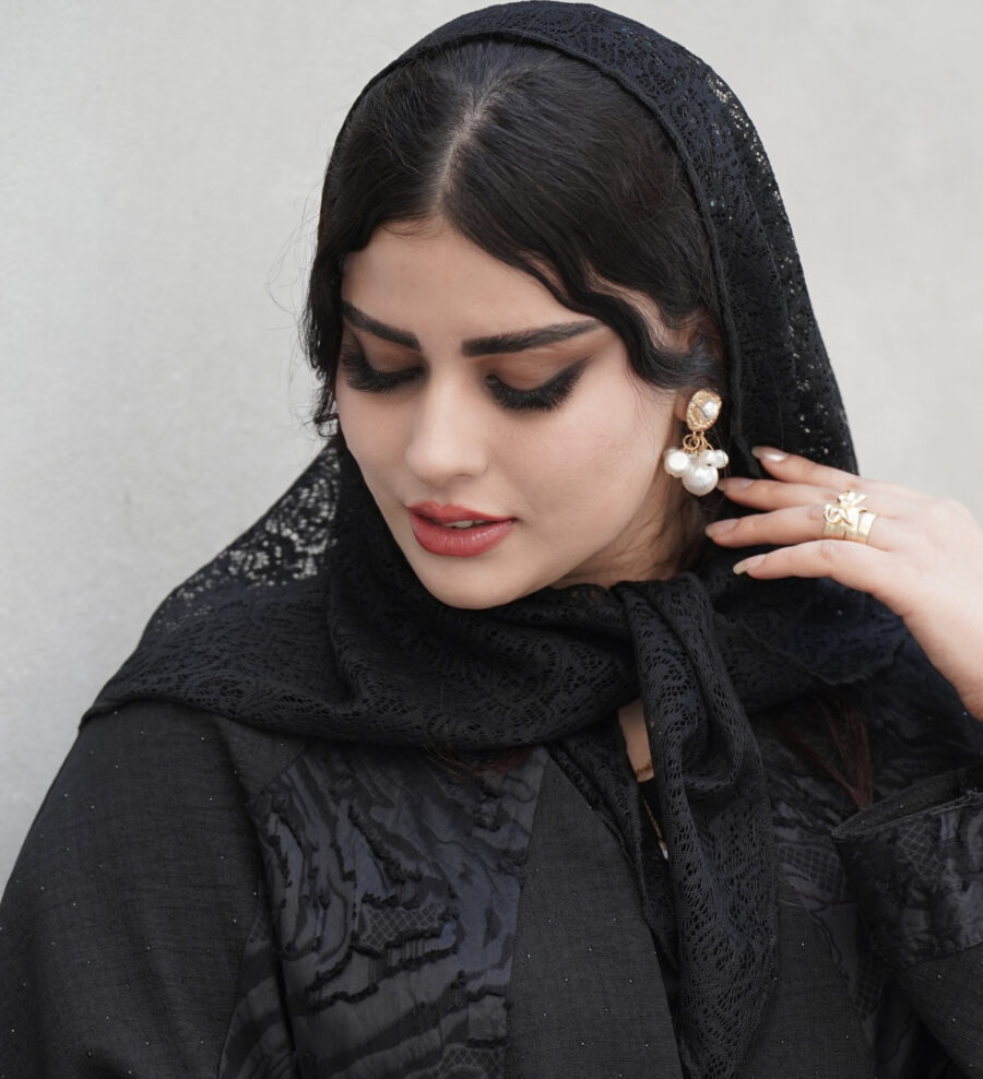 روسری دانتل فرانسوی (مشکی)