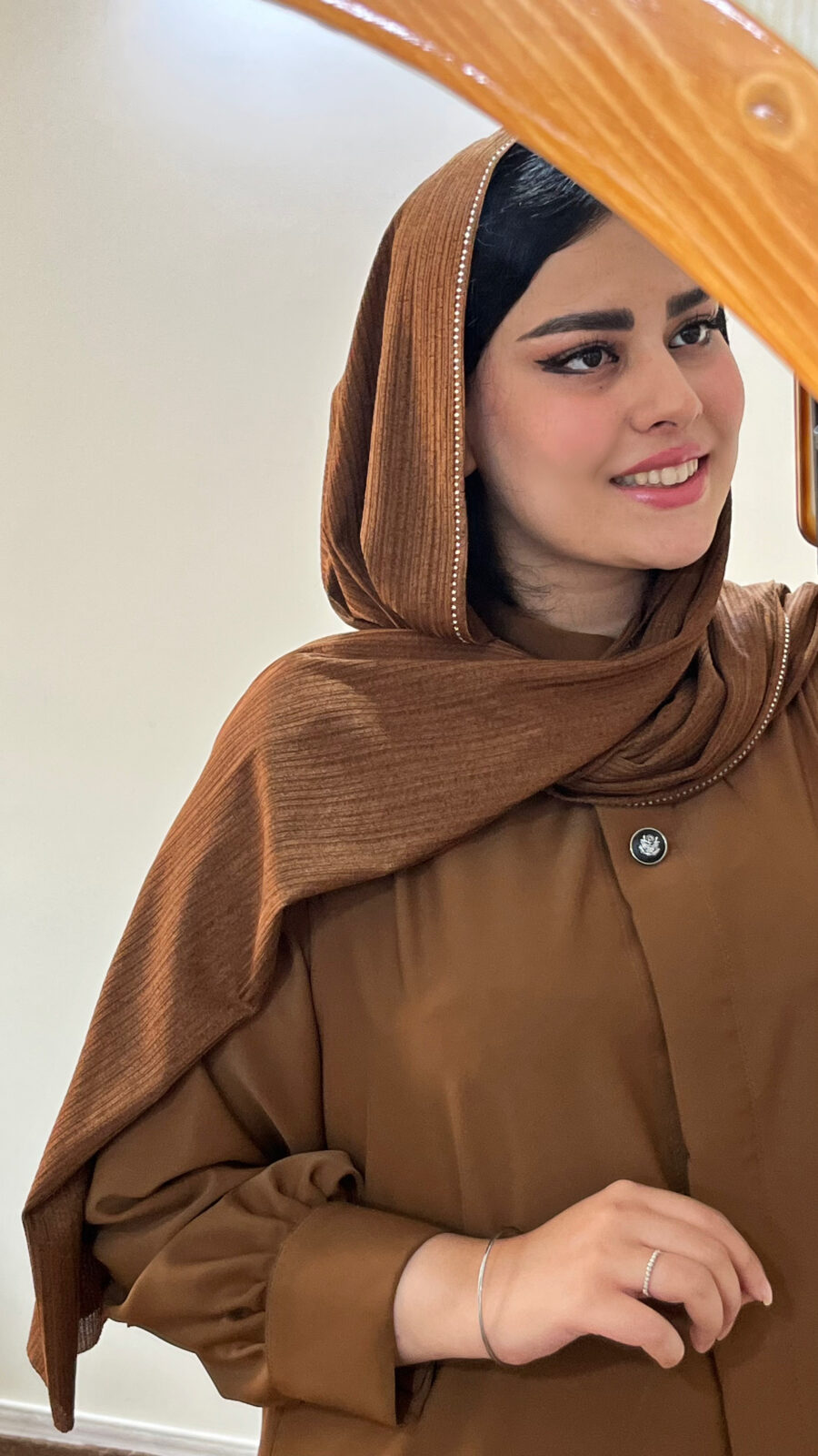 عبا اسما( مادر ) رنگ نسکافه ای