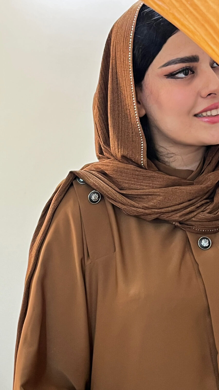 عبا اسما( مادر ) رنگ نسکافه ای - Image 2