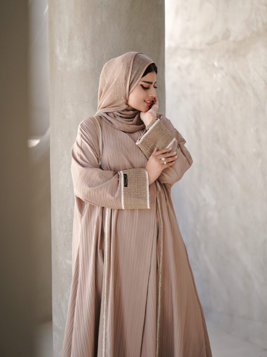 عبا کنفی کژال (رنگ کرم)