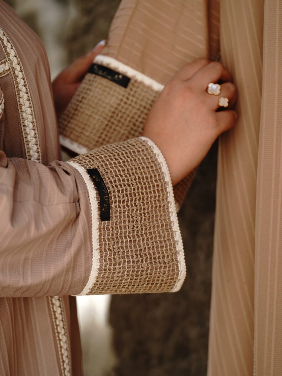 عبا کنفی کژال (رنگ کرم) - Image 6