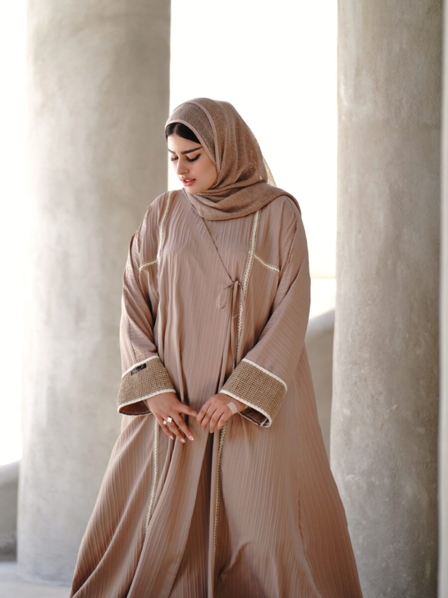 عبا کنفی کژال (رنگ کرم) - Image 8