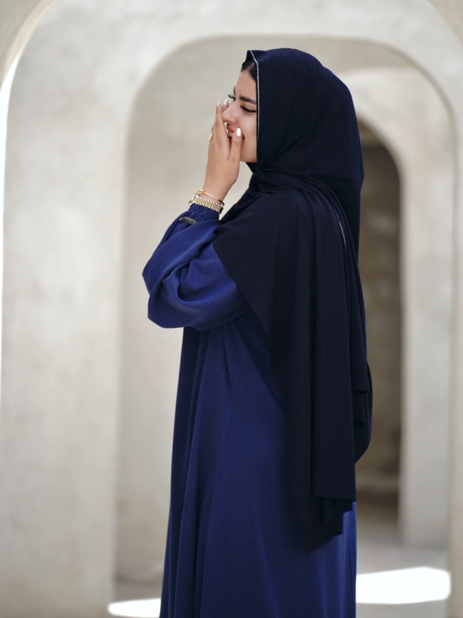عبا حانا ( سورمه ای) - Image 4