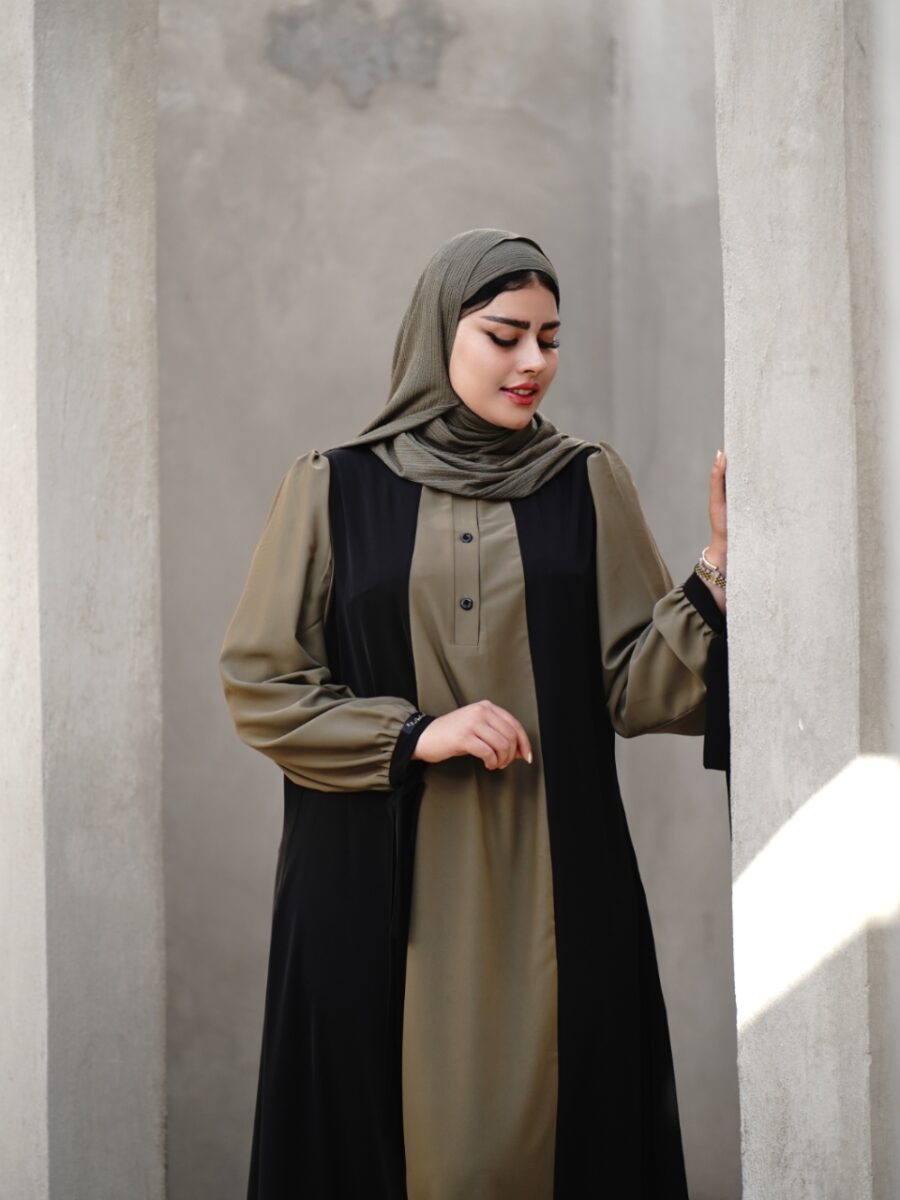 عبا ماهرخ (رنگ زیتونی)