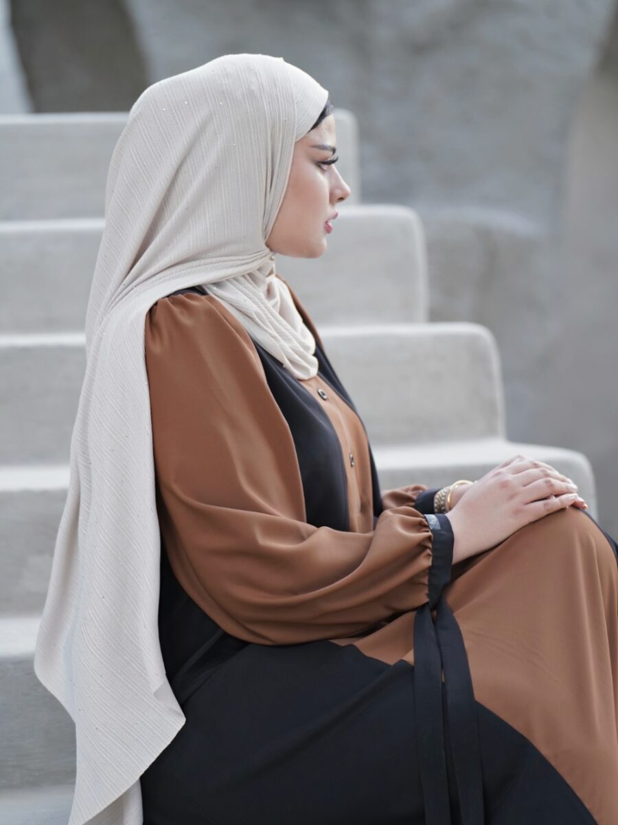 عبا ماهرخ (رنگ نسکافه ای) - Image 3