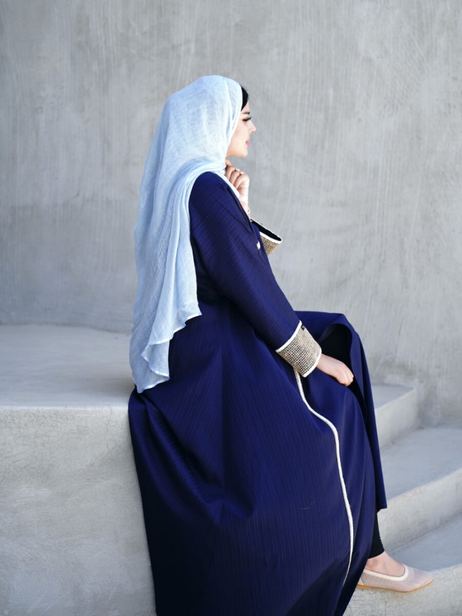 عبا کنفی کژال (رنگ سورمه ای) - Image 6