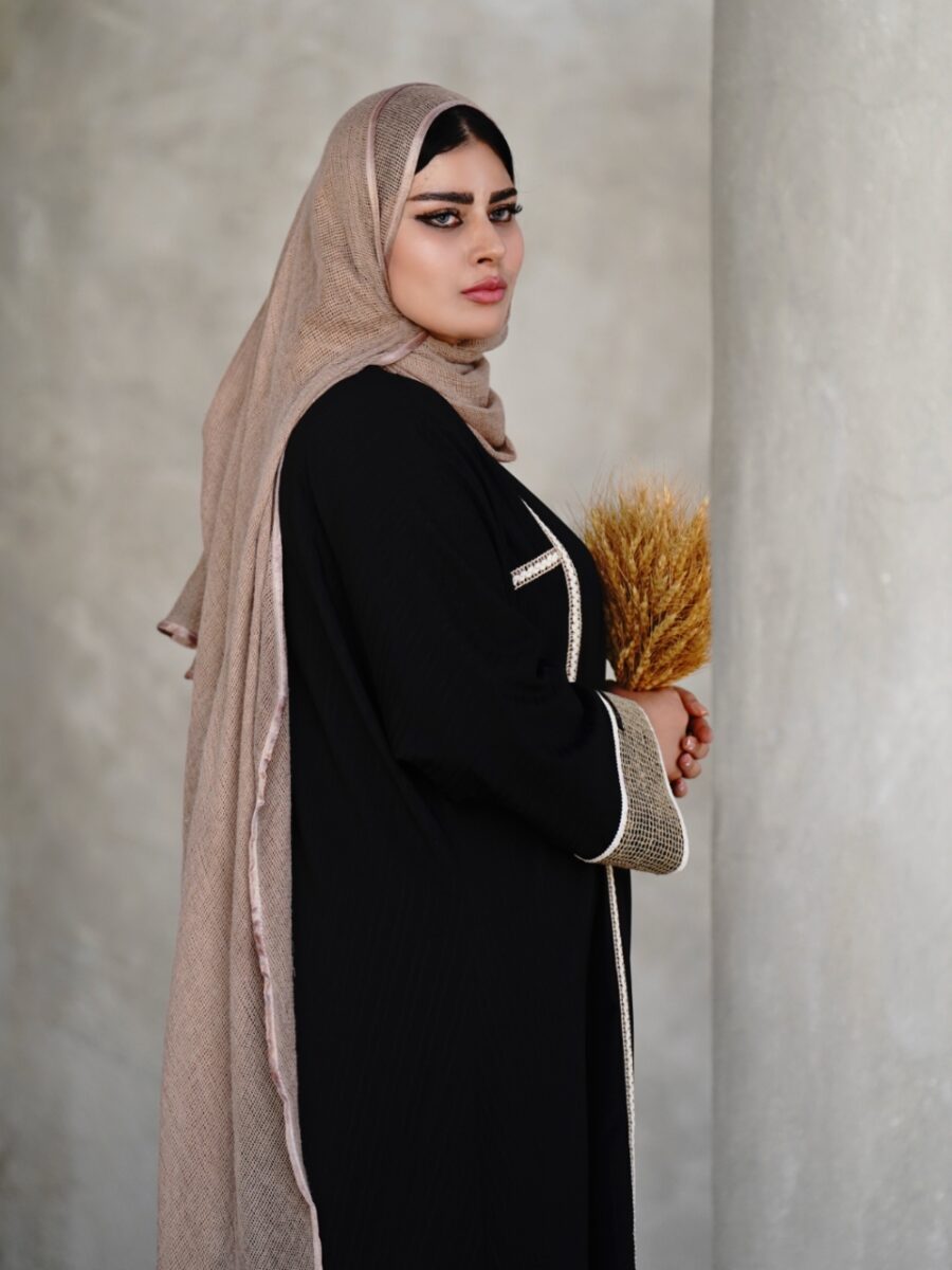 عبا کنفی کژال (رنگ مشکی) - Image 3