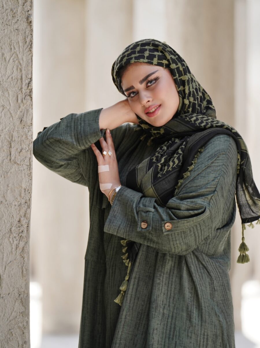 عبا پامچال (رنگ سبز) - Image 2