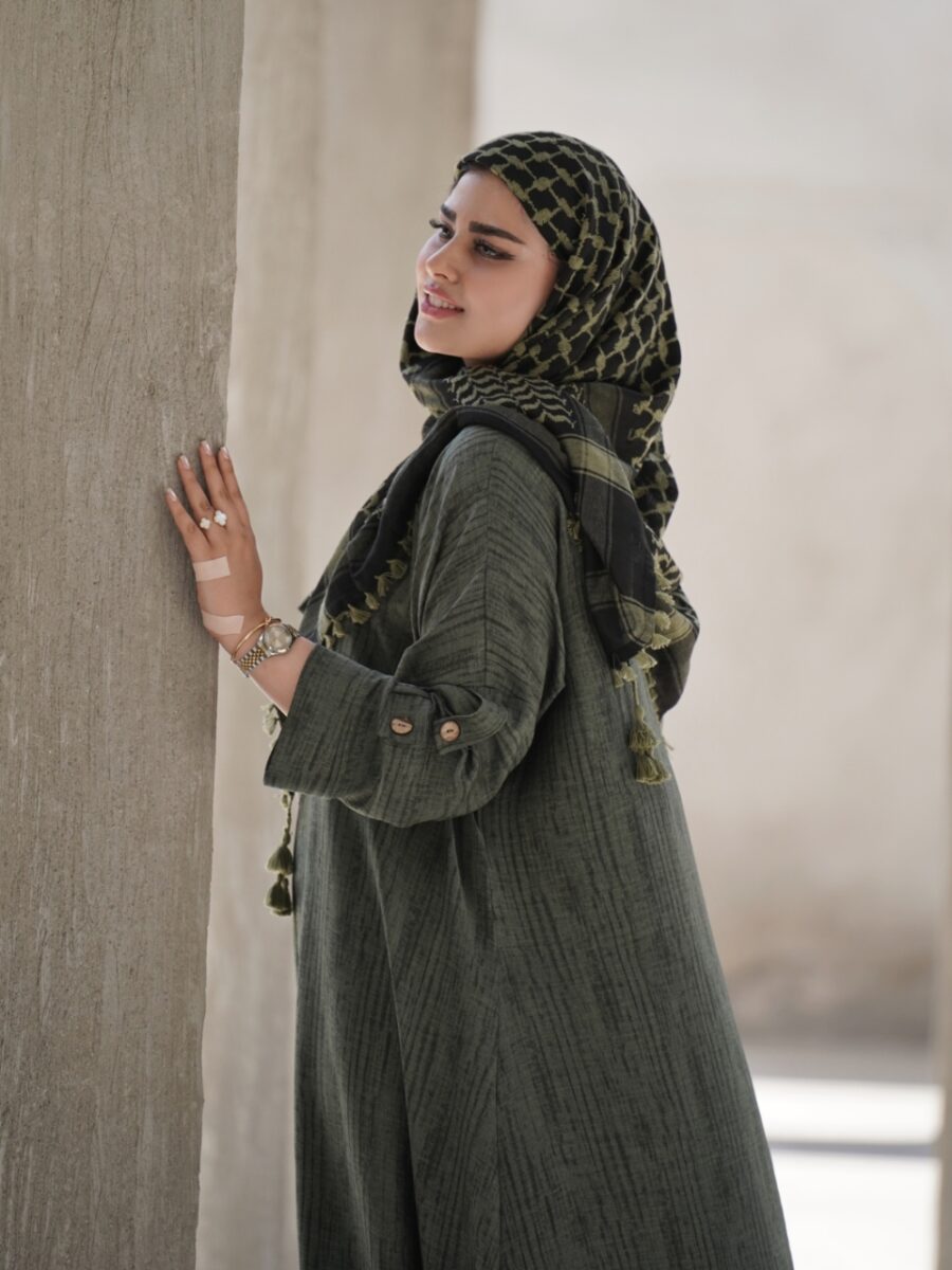 عبا پامچال (رنگ سبز) - Image 3