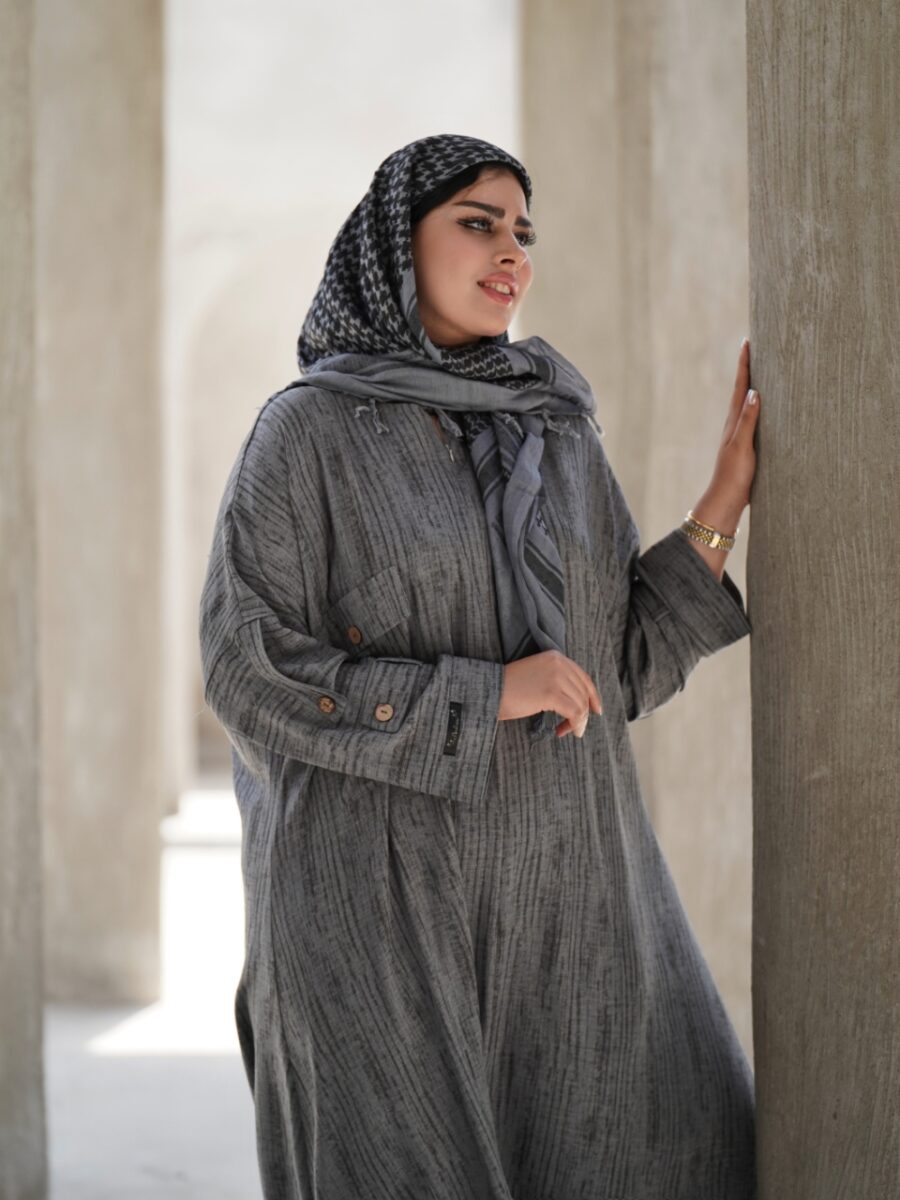 عبا پامچال (رنگ طوسی) - Image 2