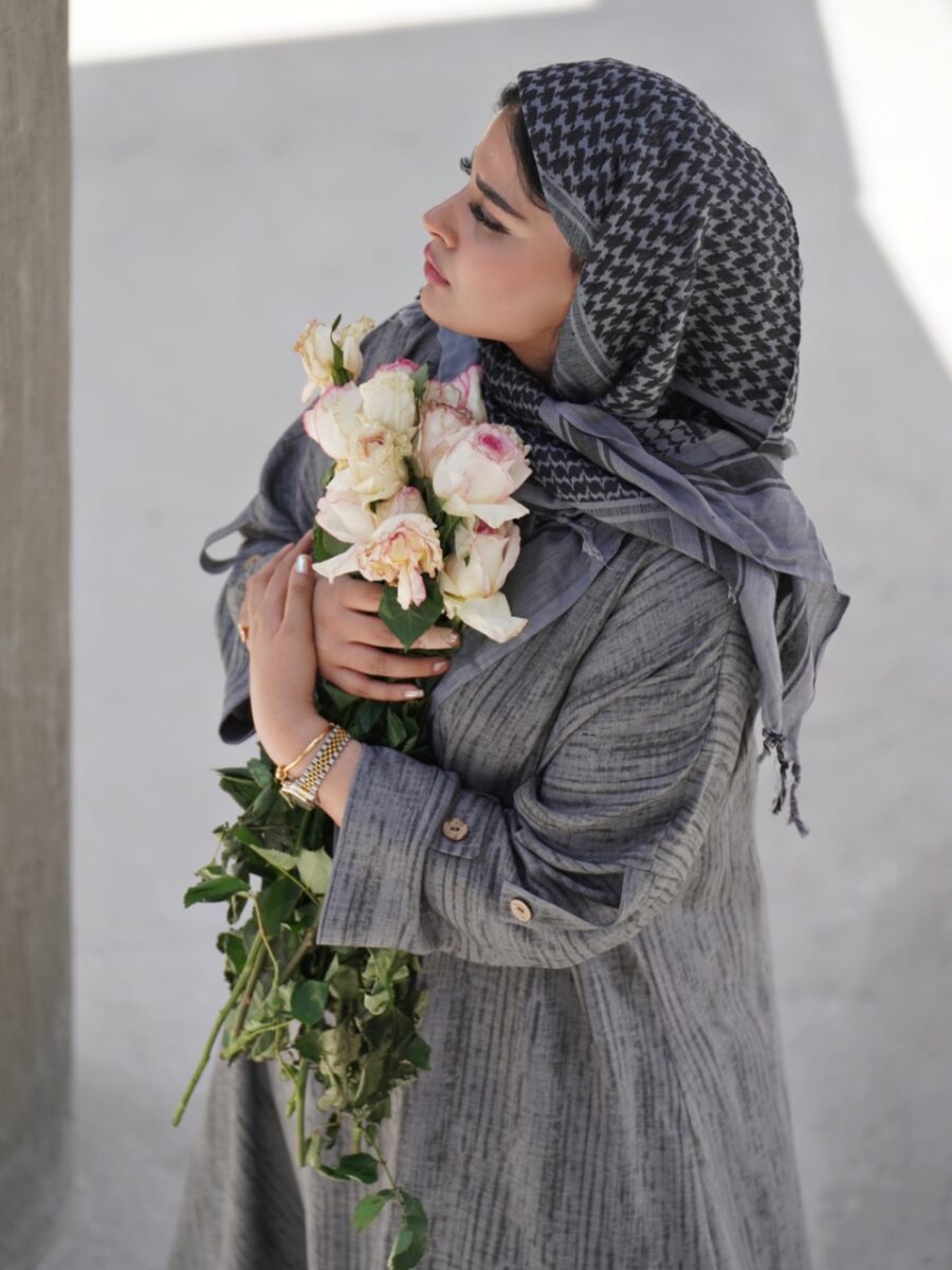 عبا پامچال (رنگ طوسی) - Image 5