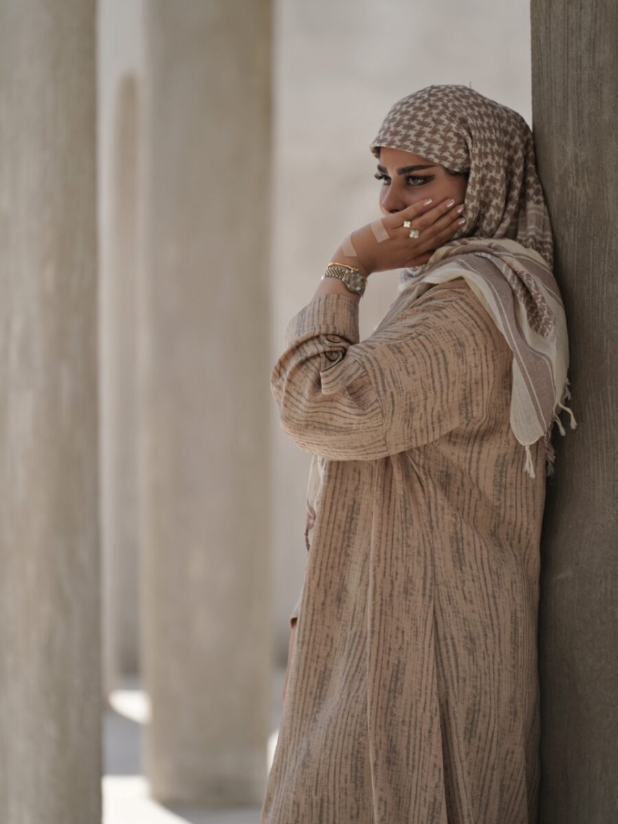 عبا پامچال (رنگ کرم) - Image 6