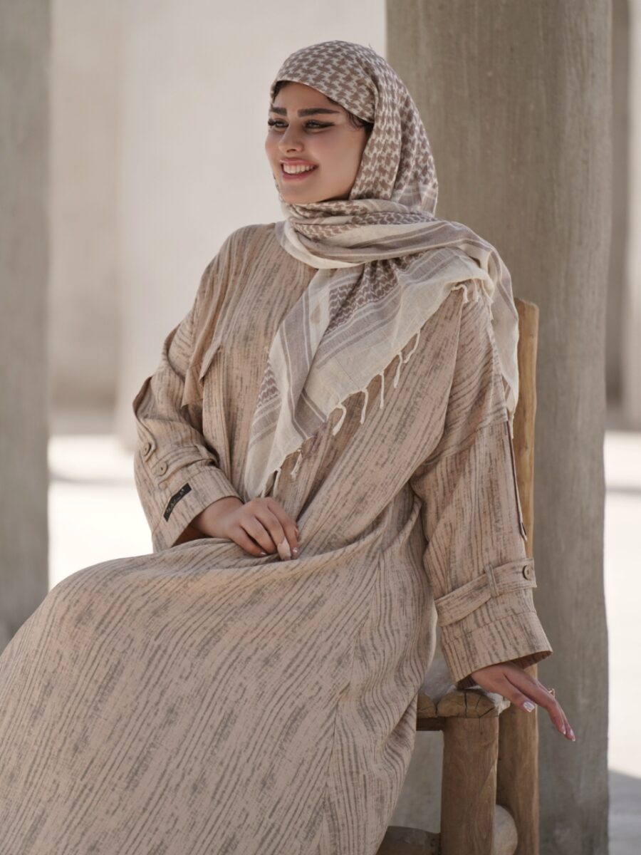 عبا پامچال (رنگ کرم) - Image 8