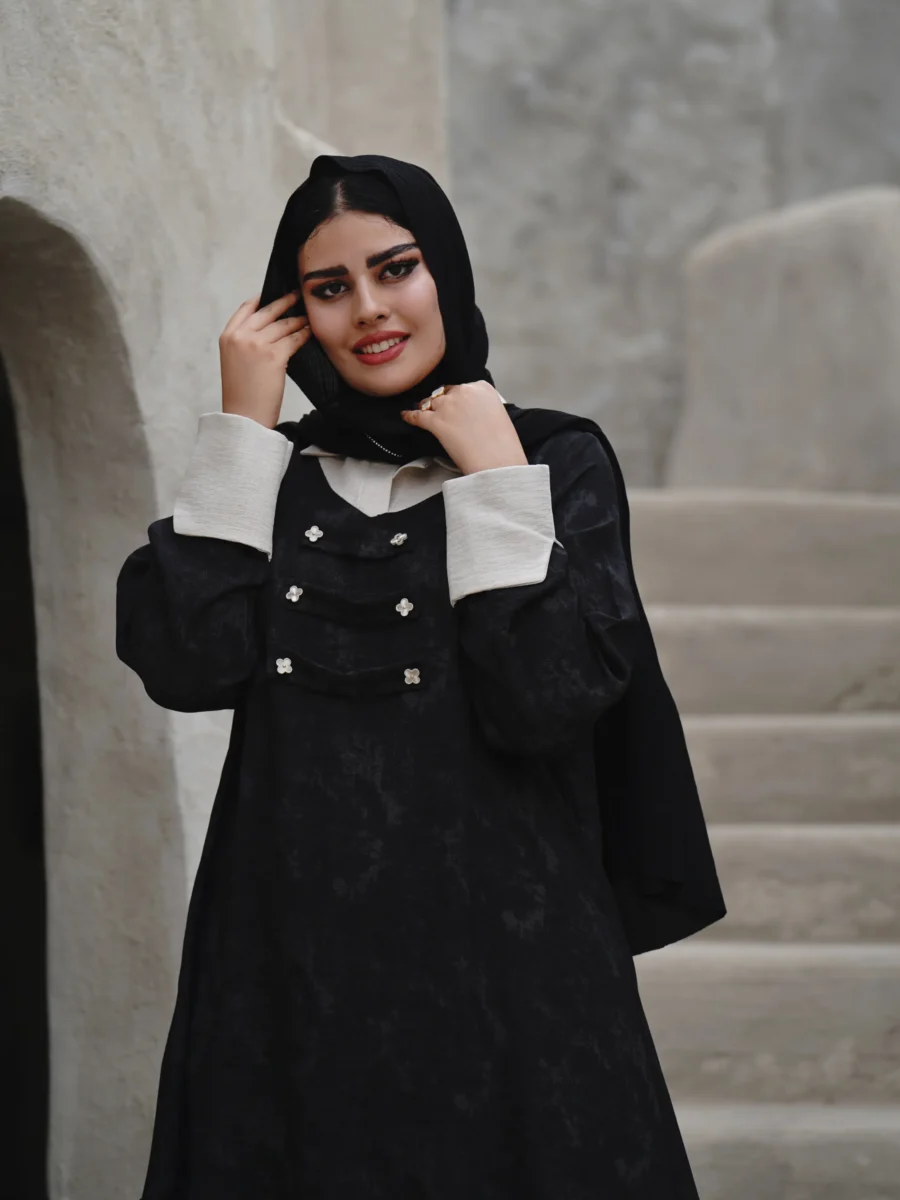 عبا گیسو (رنگ ذغالی) - تصویر 7