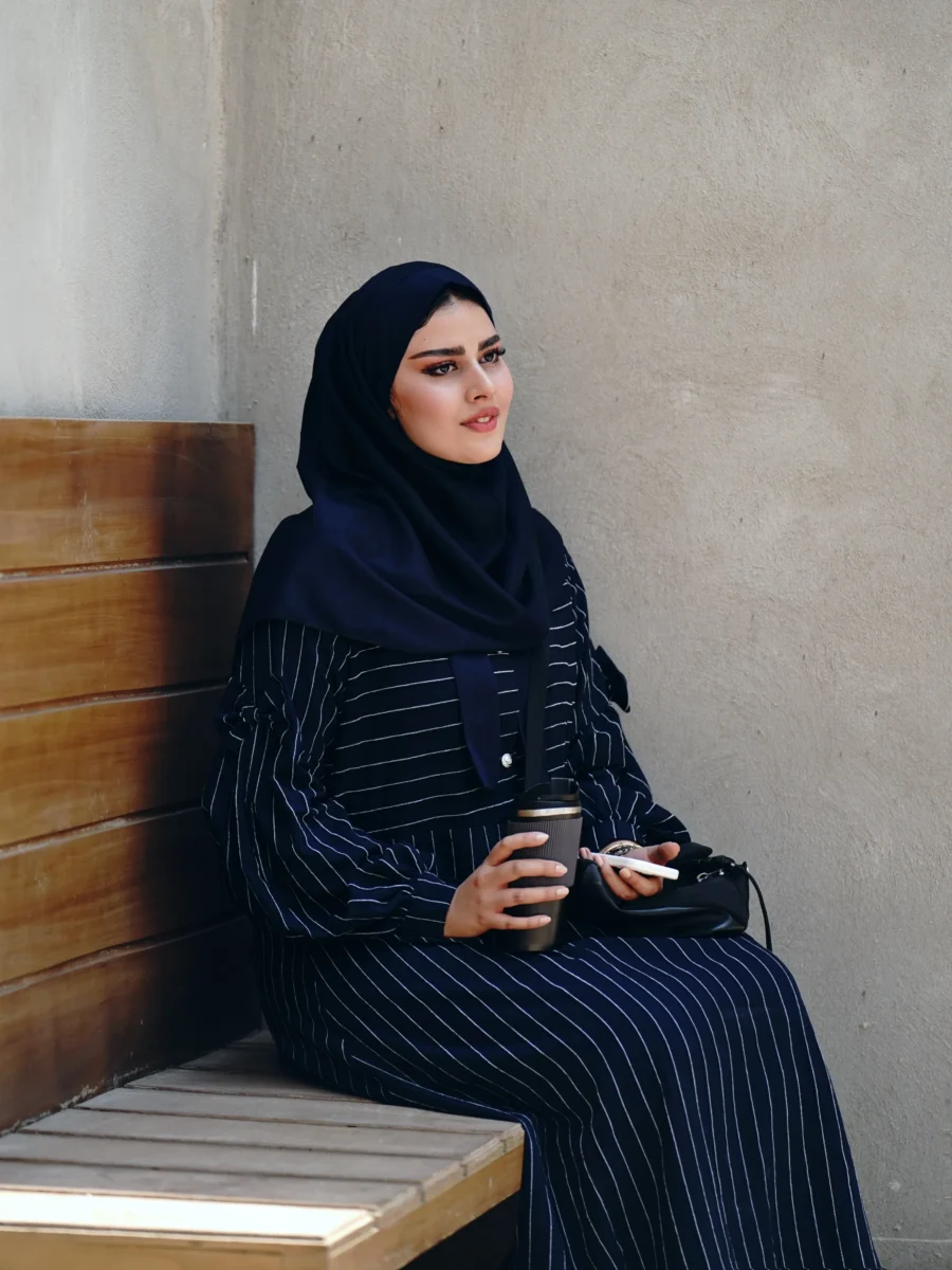 عبا دانشجو (رنگ سورمه ای) - تصویر 3