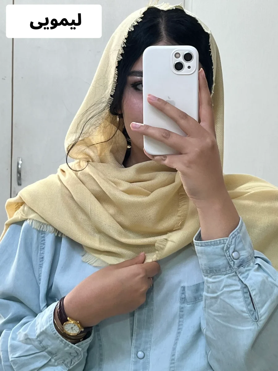 شال کنفی پاییزه 2 لب ترک (رنگ بندی) - تصویر 14