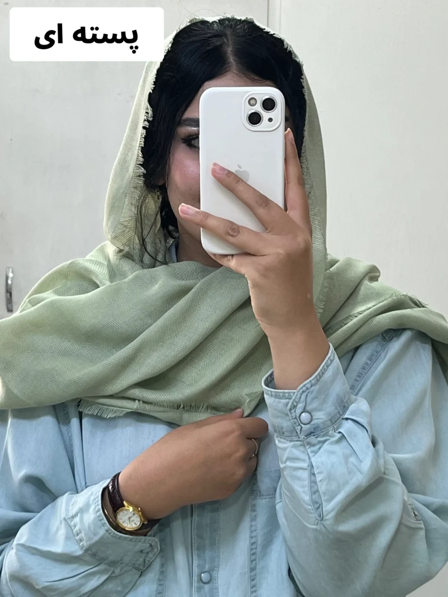 شال کنفی پاییزه 2 لب ترک (رنگ بندی) - تصویر 3
