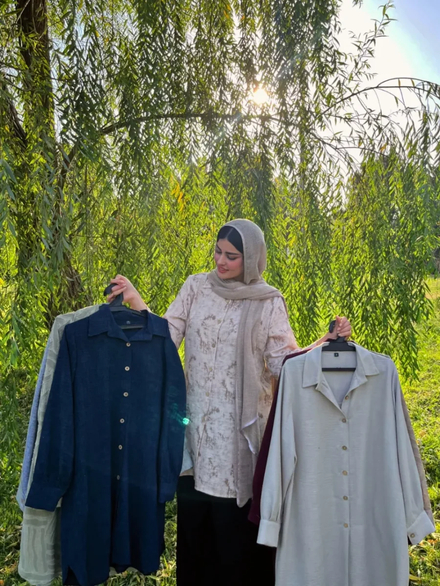 شومیز حجاب (رنگ بندی) - تصویر 4