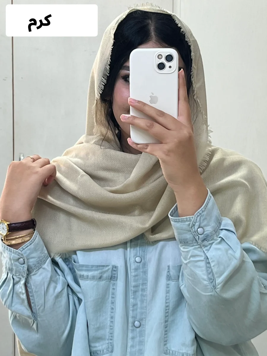 شال کنفی پاییزه 2 لب ترک (رنگ بندی) - تصویر 15