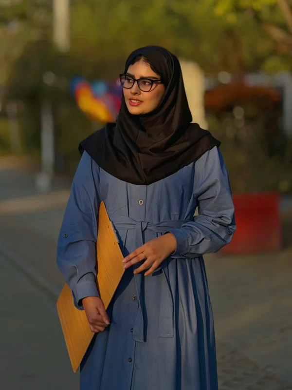 مانتو عبای جین