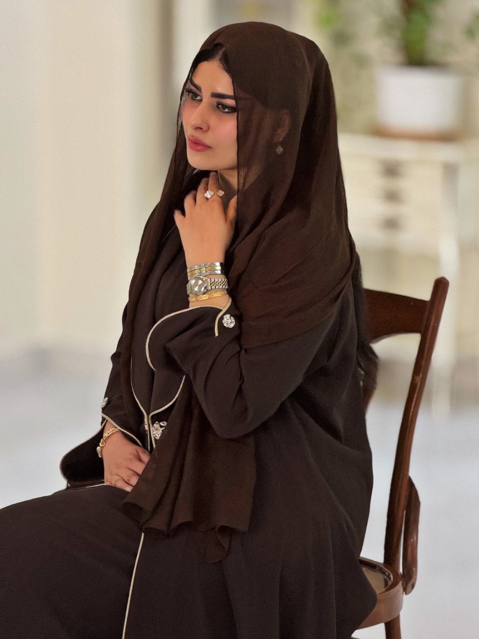 عبا آرشال (قهوه ای) - تصویر 4