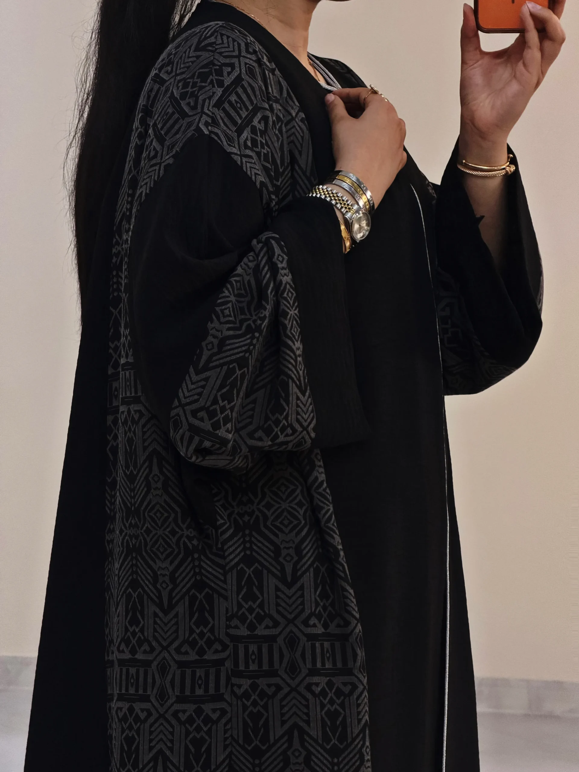 عبا ماهورا (مشکی) - تصویر 5